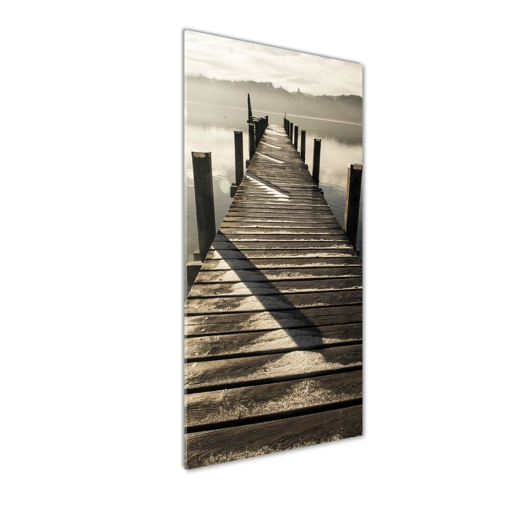 Acrylic print Wooden pier