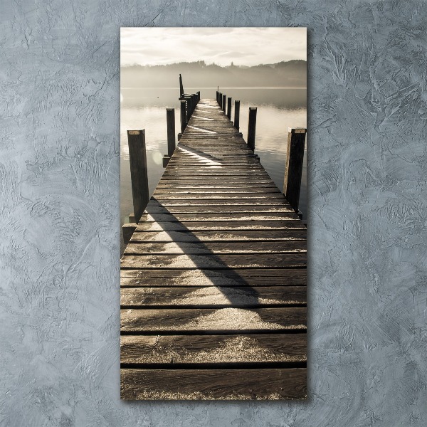 Acrylic print Wooden pier