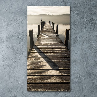 Acrylic print Wooden pier