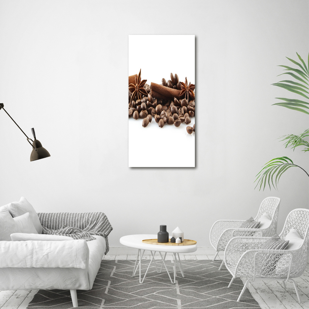 Wall art acrylic Coffee beans