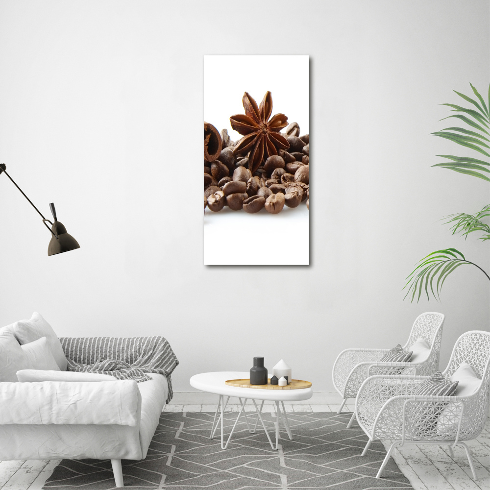 Wall art acrylic Coffee beans