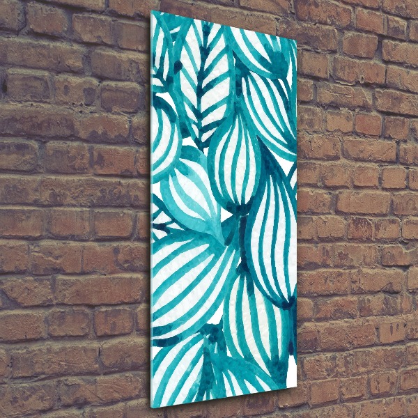 Acrylic print Leaves