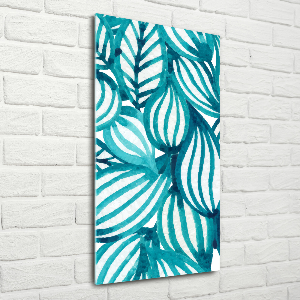 Acrylic print Leaves