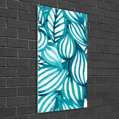 Acrylic print Leaves