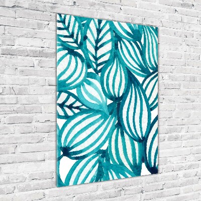 Acrylic print Leaves