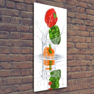 Acrylic wall art Peppers