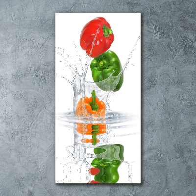 Acrylic wall art Peppers