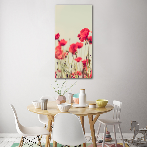 Print on acrylic glass Field poppies