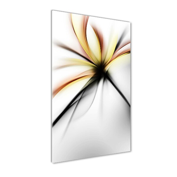 Print on acrylic glass Abstract flower