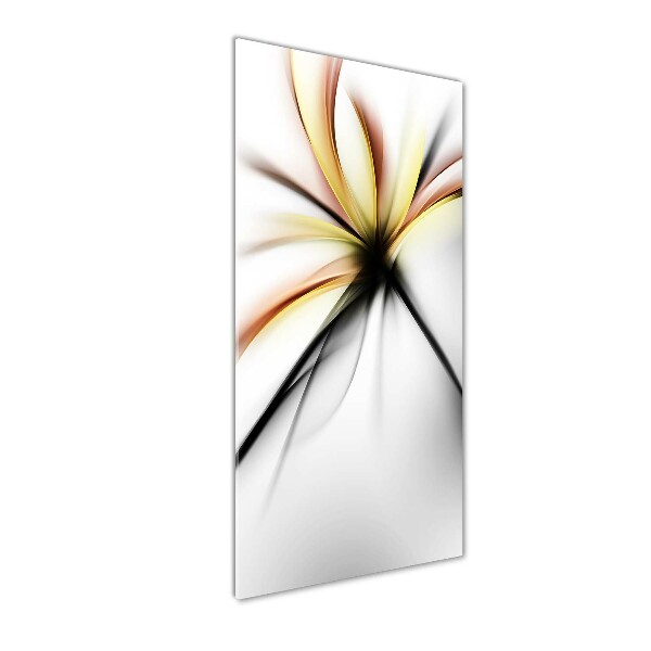 Print on acrylic glass Abstract flower