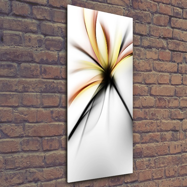 Print on acrylic glass Abstract flower