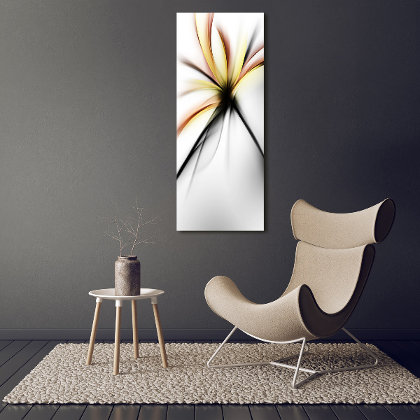 Print on acrylic glass Abstract flower