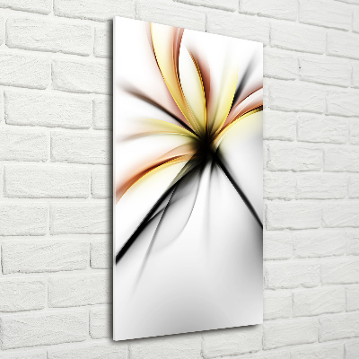 Print on acrylic glass Abstract flower