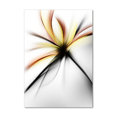 Print on acrylic glass Abstract flower