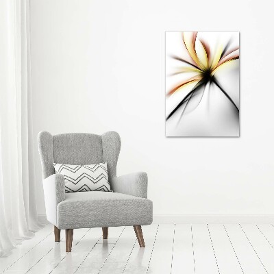 Print on acrylic glass Abstract flower