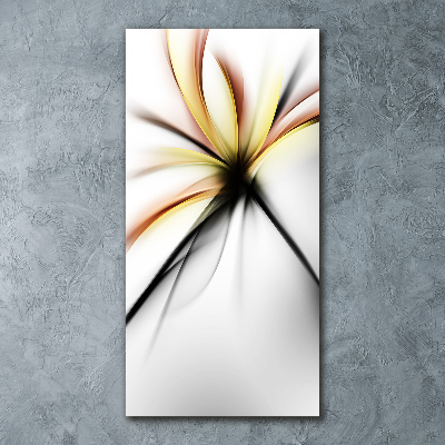 Print on acrylic glass Abstract flower