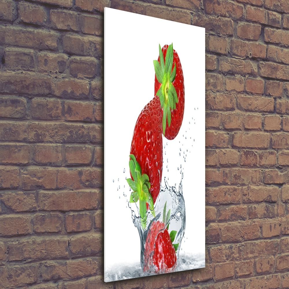 Acrylic wall art Strawberries