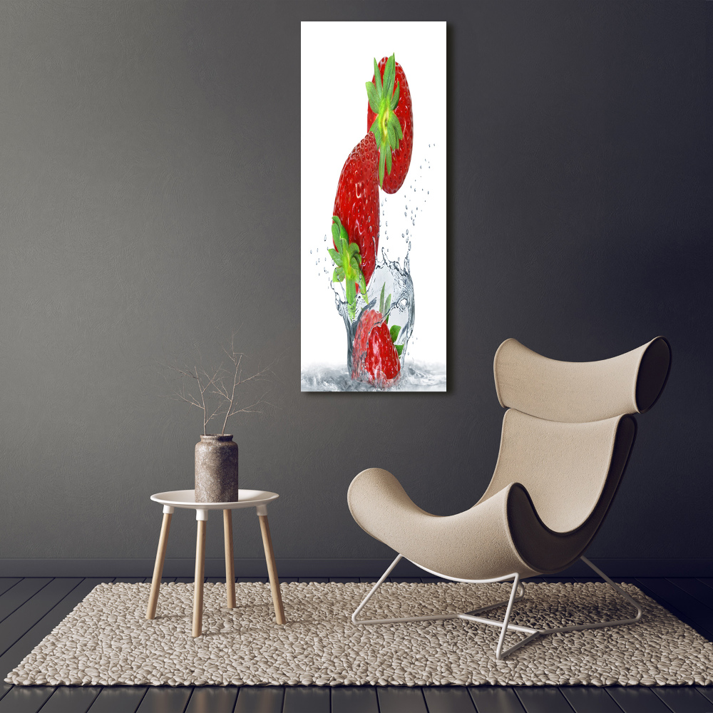 Acrylic wall art Strawberries