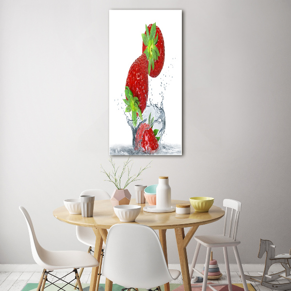 Acrylic wall art Strawberries