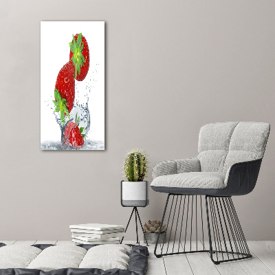 Acrylic wall art Strawberries