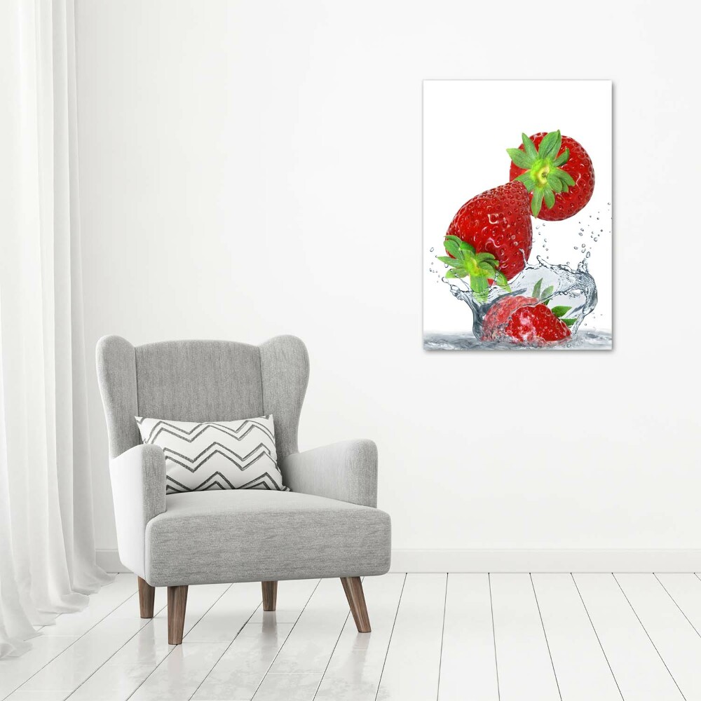 Acrylic wall art Strawberries