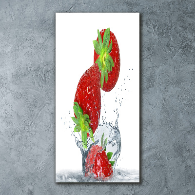 Acrylic wall art Strawberries