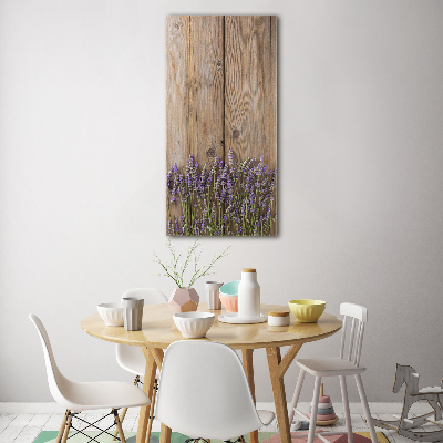 Print on acrylic Lavender on wood