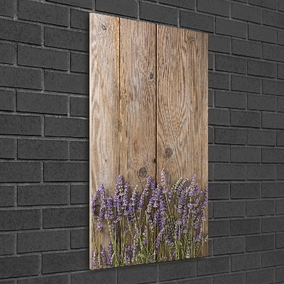 Print on acrylic Lavender on wood