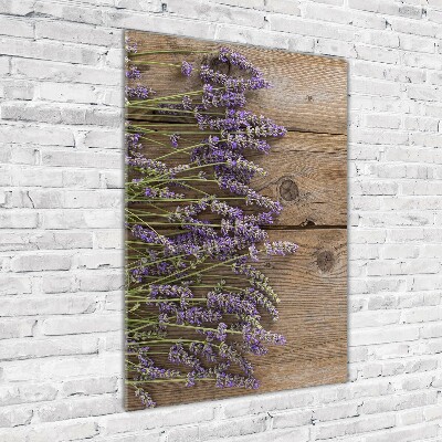 Print on acrylic Lavender on wood