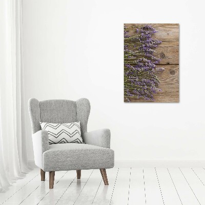 Print on acrylic Lavender on wood