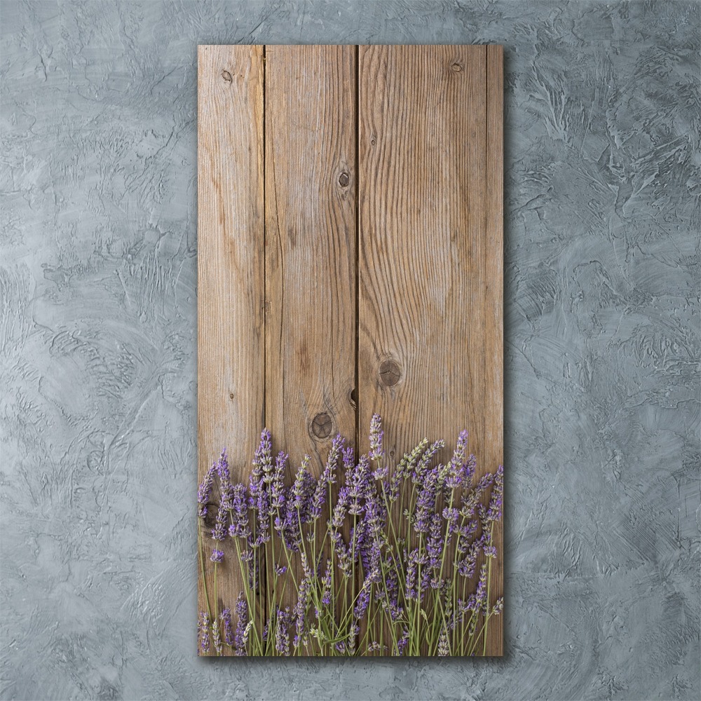 Print on acrylic Lavender on wood