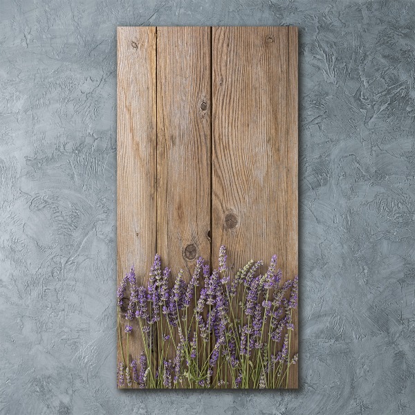 Print on acrylic Lavender on wood