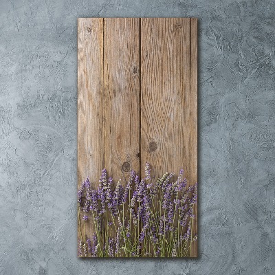 Print on acrylic Lavender on wood