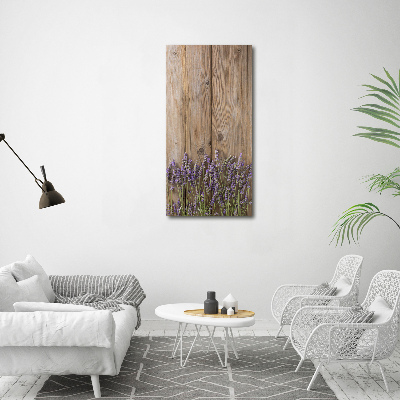 Print on acrylic Lavender on wood