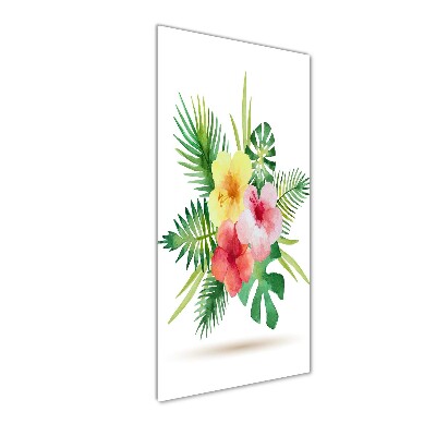 Print on acrylic Hawaiian flowers