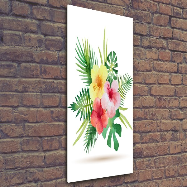 Print on acrylic Hawaiian flowers