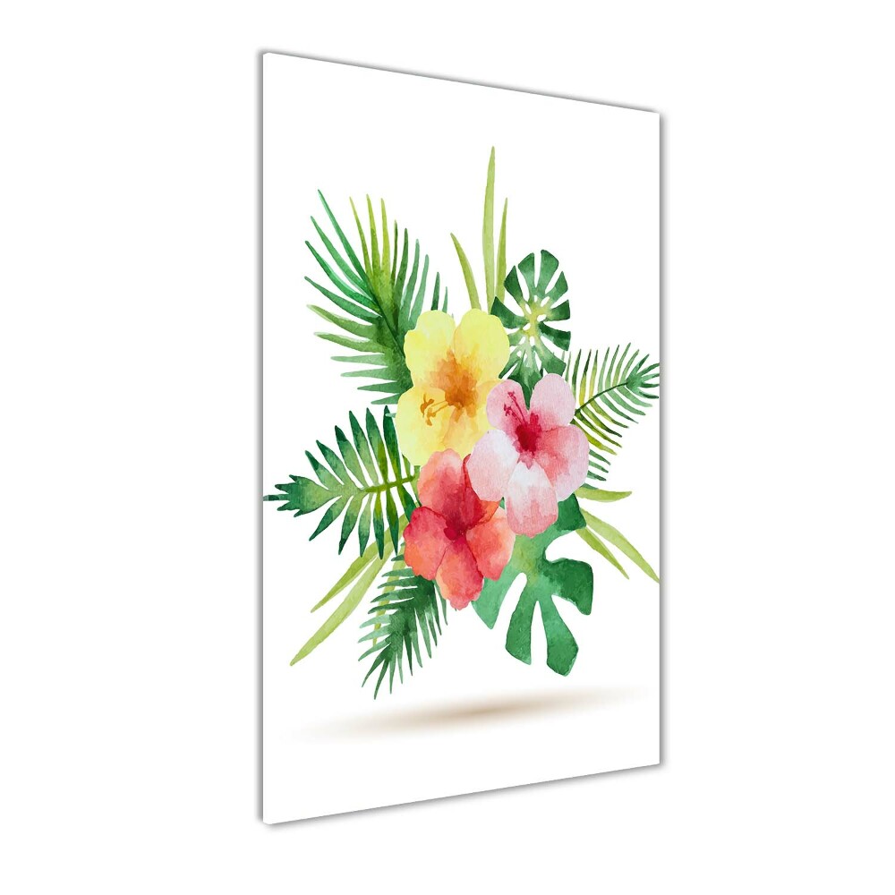 Print on acrylic Hawaiian flowers