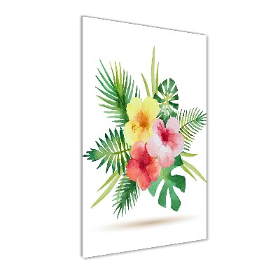 Print on acrylic Hawaiian flowers