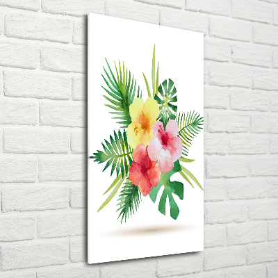 Print on acrylic Hawaiian flowers