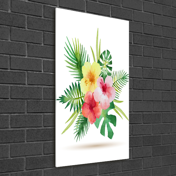 Print on acrylic Hawaiian flowers