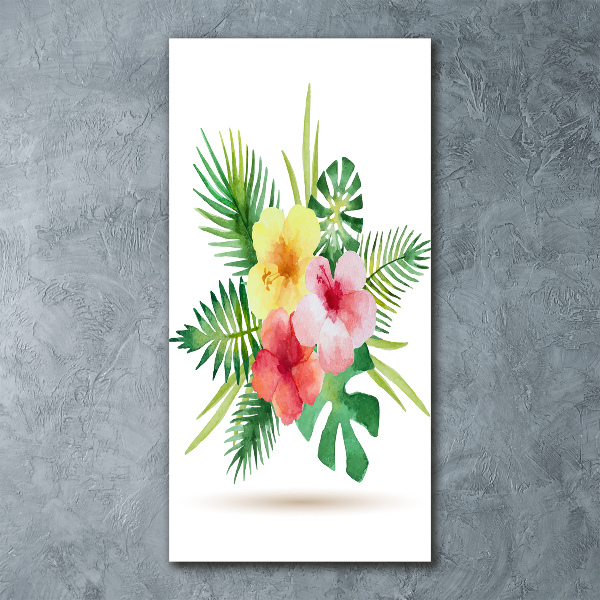 Print on acrylic Hawaiian flowers