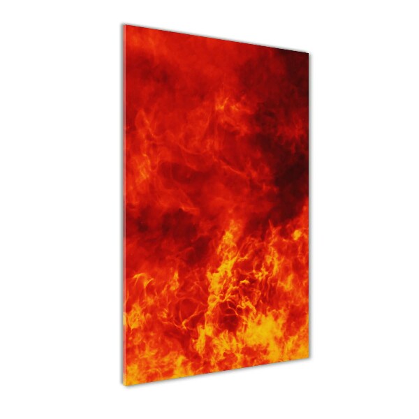 Acrylic wall art Flames