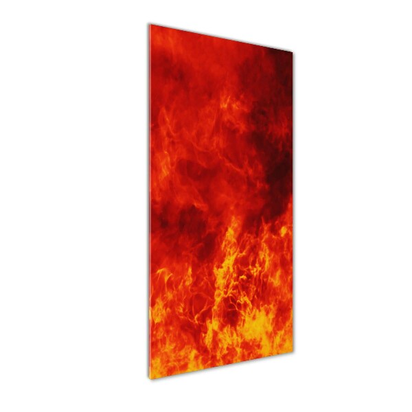 Acrylic wall art Flames