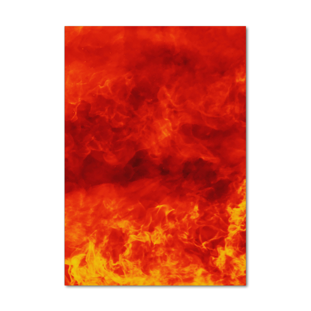 Acrylic wall art Flames