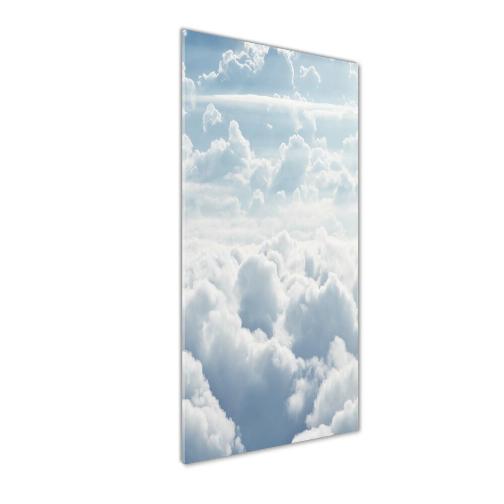 Print on acrylic glass Flight over the clouds