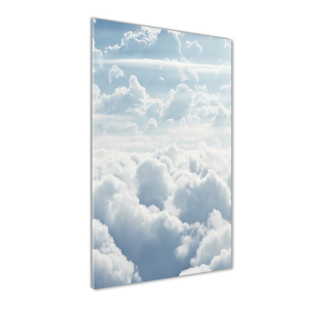 Print on acrylic glass Flight over the clouds