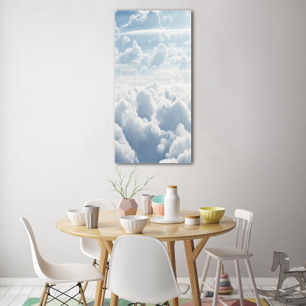 Print on acrylic glass Flight over the clouds