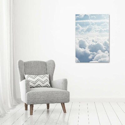 Print on acrylic glass Flight over the clouds