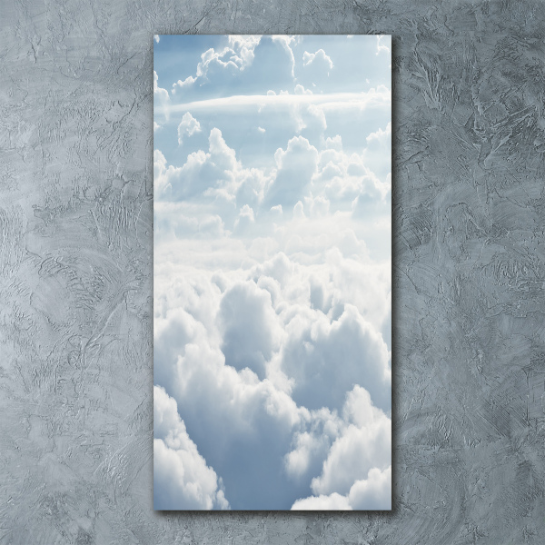 Print on acrylic glass Flight over the clouds