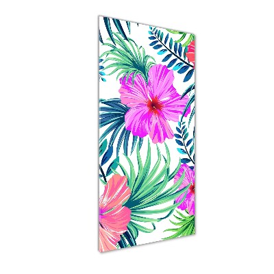 Print on acrylic Hawaiian flowers